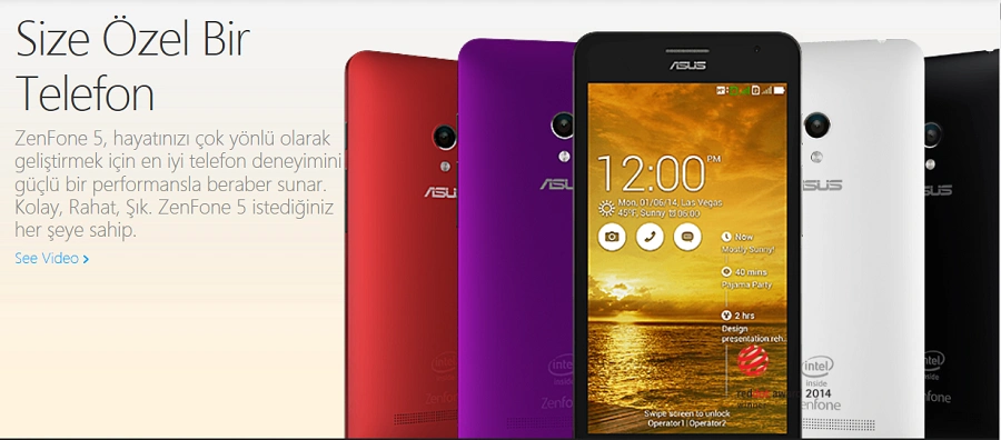 ASUS Zenfone 5 A501CG 16GB Siyah Cep Telefonu - incehesap.com